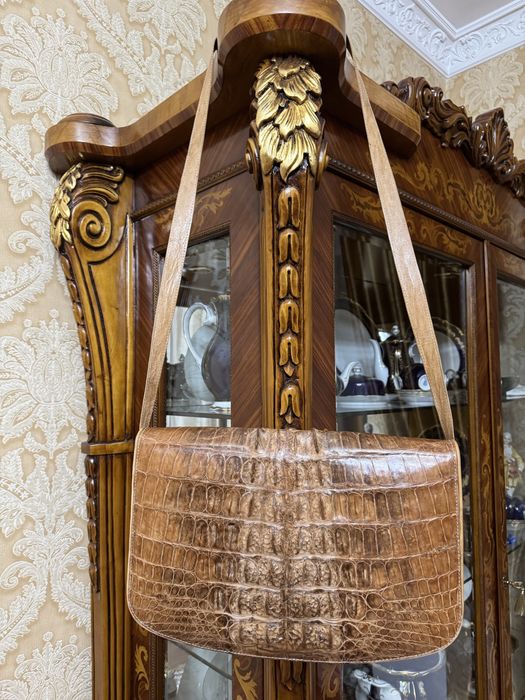 Сумка борсетка крокодил. Эксклюзив