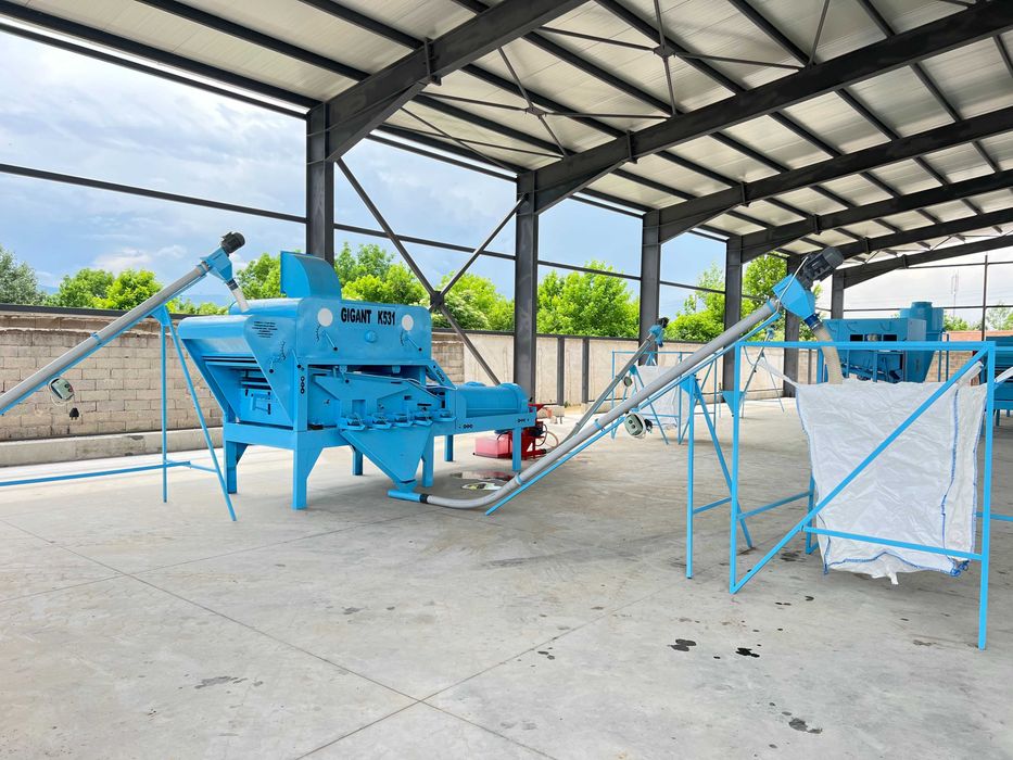 Линия за почистване и обеззаразяване на семена