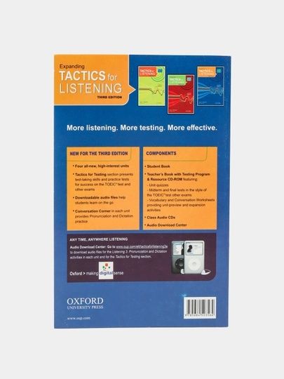 Tactics for Listening:Basic, Developing, Expanding With Audio Scripts