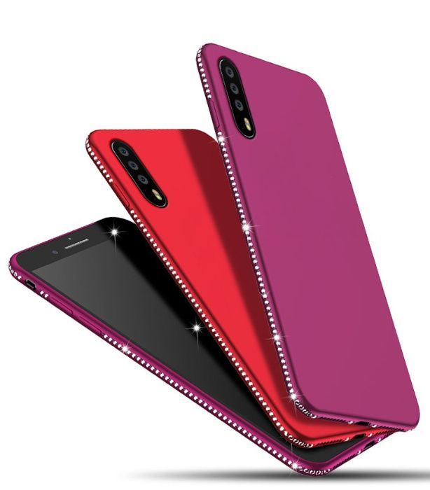 Husa silicon cu pietricele pt. Huawei Mate 20 Pro