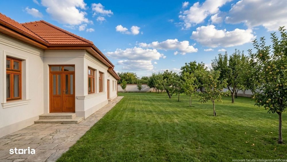 Casa rurala cu gradina mare, langa Bucuresti
