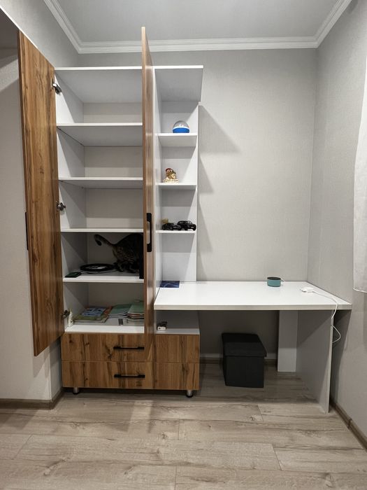 Мебельный комплект (шкаф-письменный стол).