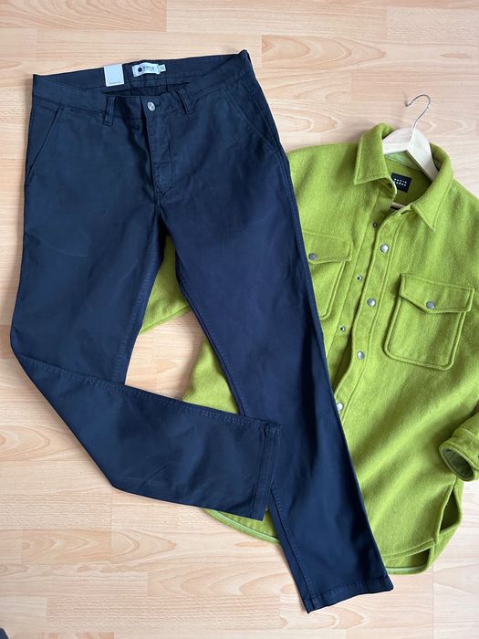 David NAMAN зелена връхна топла вълнена риза