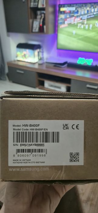 Soundbar Samsung HW-B400F, 2.0, Bluetooth