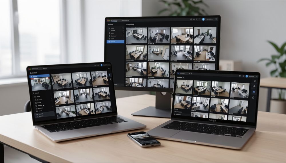 Установка видеонаблюдения