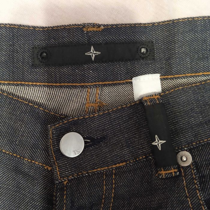 -15% STONE ISLAND W34 MADE IN ITALY 100% оригинални дънки индиго jeans