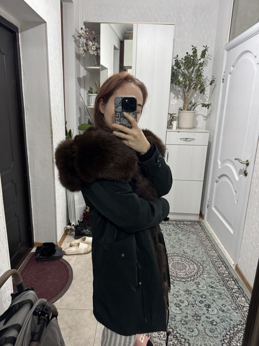 Зимняя парка с мехом