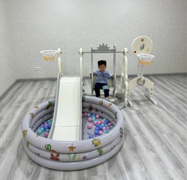 Доставка безплатная горка качела 6в1