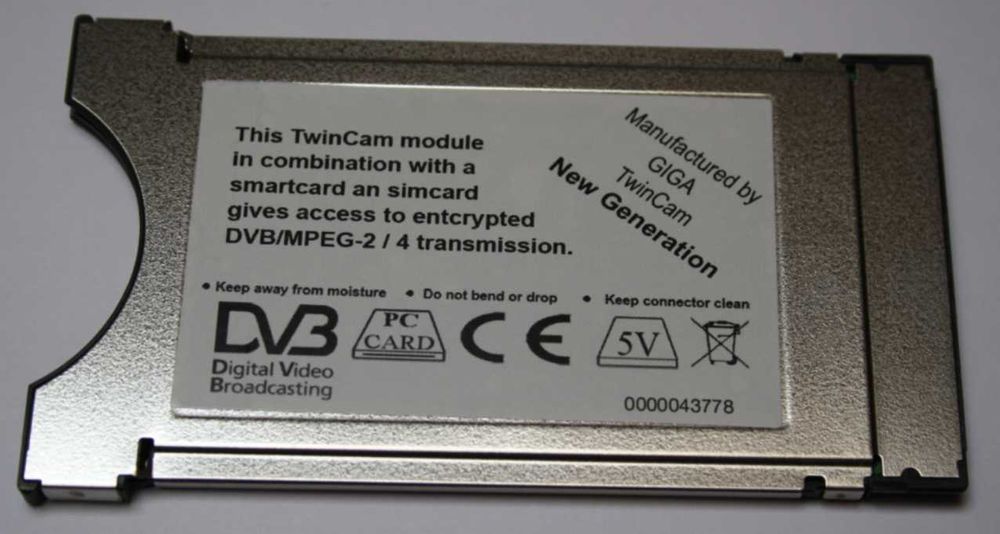 Card Giga Blue Twin Cam pentru decodari programe TV (slot CI)