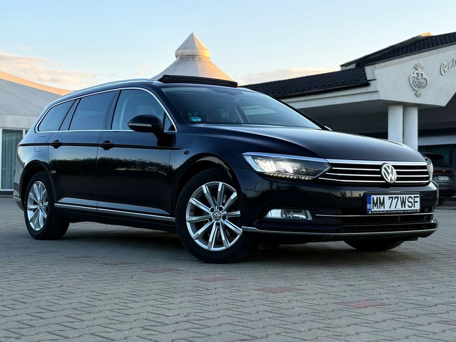 VW Passat B8 Highline 2015 / 2.0 TDI 150 CP / Automat DSG + Padele / Euro 6 Fără AD Blue / Foarte Multe Dotări / Mașină Personală