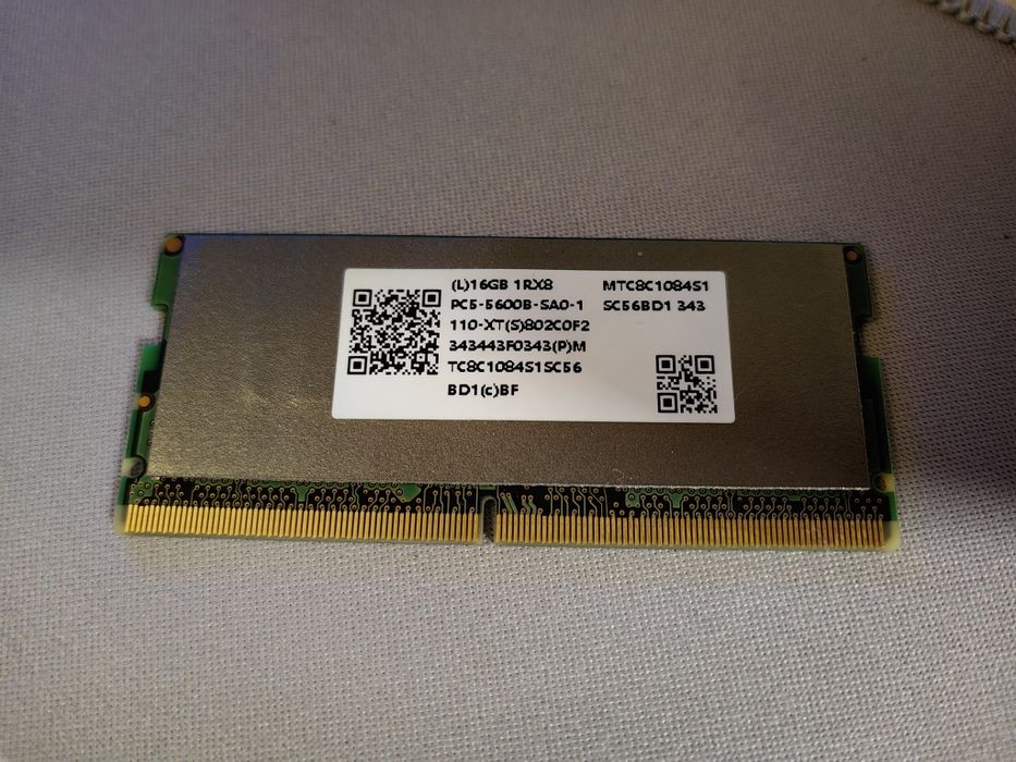 2х16Gb 5600Mhz SoDIMM