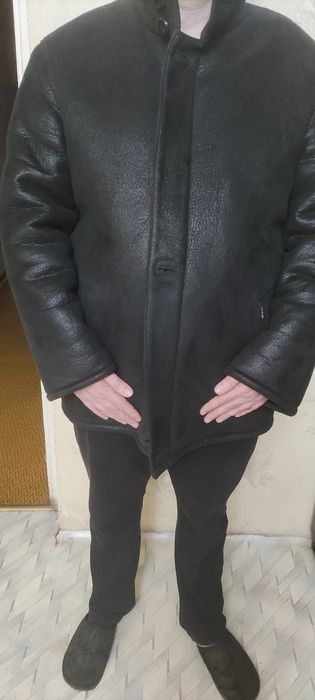 Мужская дублёнка б/у