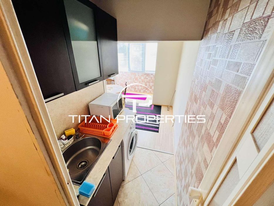 Дава се под наем Едностаен апартамент в Бургас, Меден рудник - зона Б - 45 кв.м за 244.8 € - Снимка #4