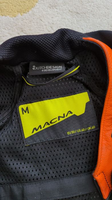 Geaca moto piele Macna