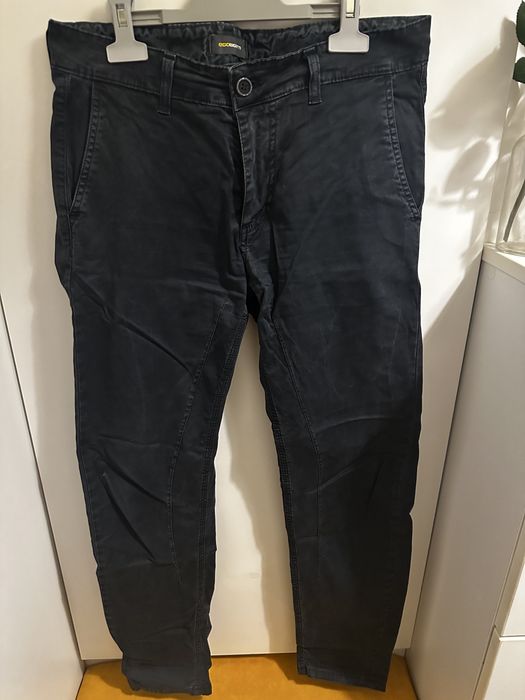 Pantaloni barbatesti bleumarin Bigotti mărimea 46 (potriviți pentru S)