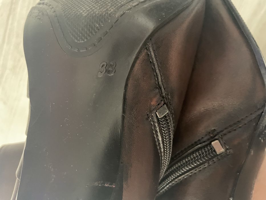 Естествена кожа боти 38Н