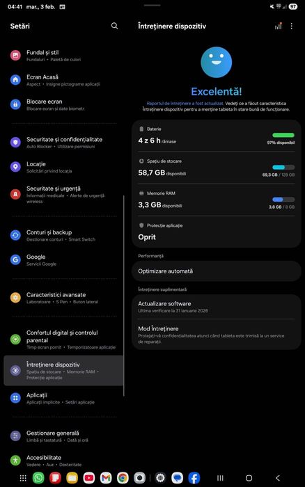 Samsung Galaxy Tab S8+, 5G, 128GB