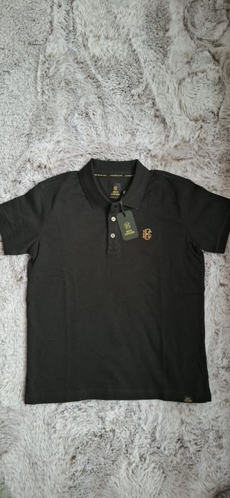 Детска черна поло тениска 140-146р-р