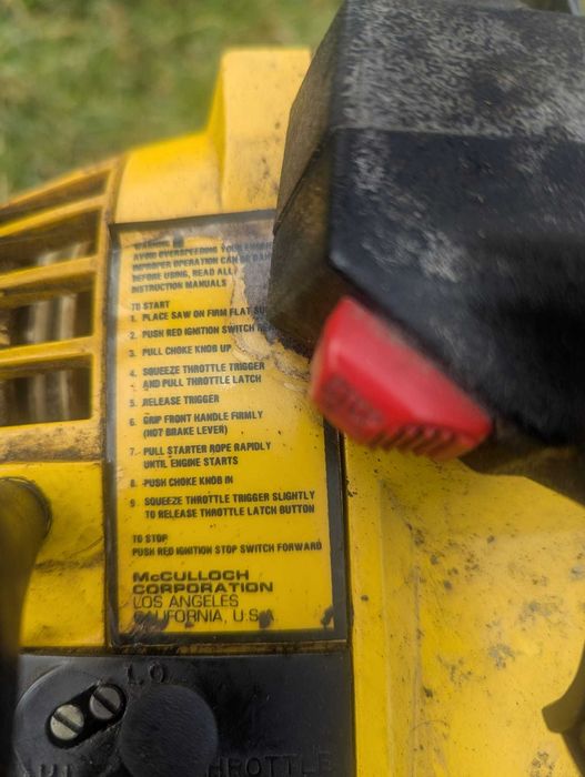 McCulloch Power mac 310,drujba  - made in U.S.A.