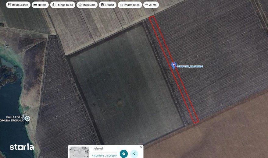 Teren extravilan arabil Troianul, ID: R2884553