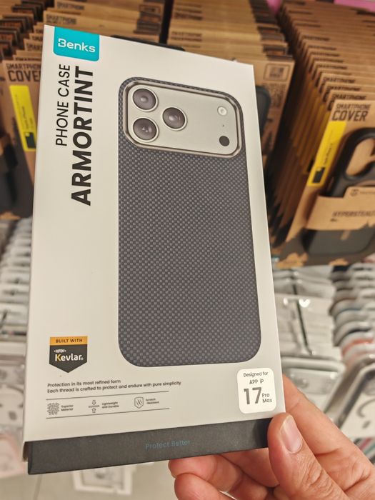 BENKS Aramid Carbon Fiber case iPhone 17 Pro / iPhone 17 Pro Max