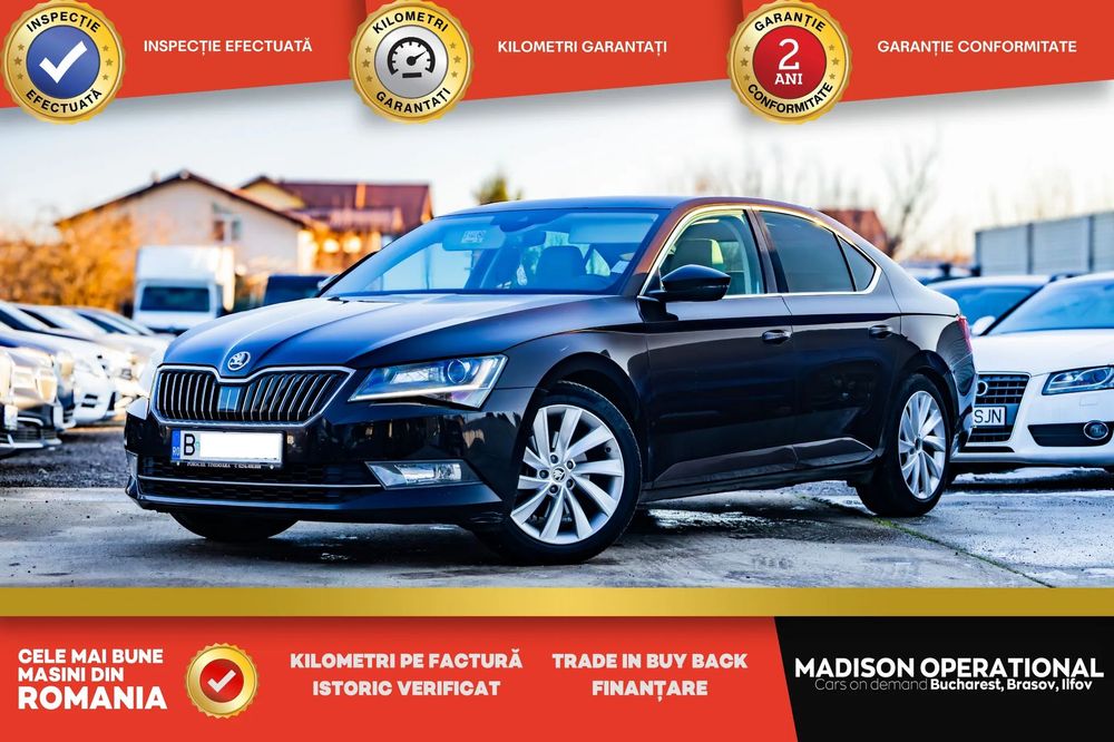 Skoda Superb primul propitare / webasto / audio canton / distronic