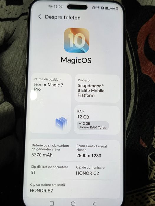 [VÂND] Honor Magic 7 Pro - 512GB - Ca NOU (Folia Originală)