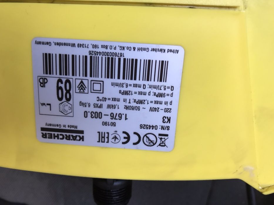 Karcher k3 Car на части