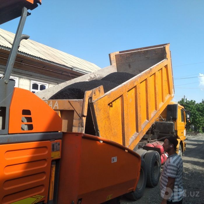 Асфальт ишлари киламиз кучаларга Самарканд вилояти да