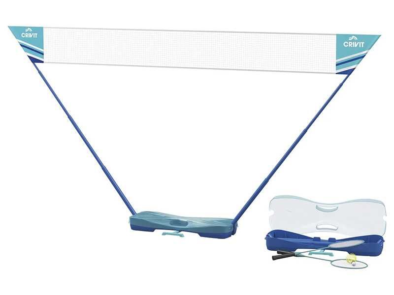 НОВ! Бадминтон с преносима мрежа комплект 2в1