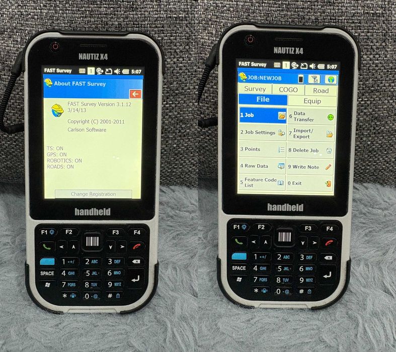 Controler NATIZ X4 - SurvCE 6, Fieldgenius 12 Fastsurvey 3,1 RTK GPS