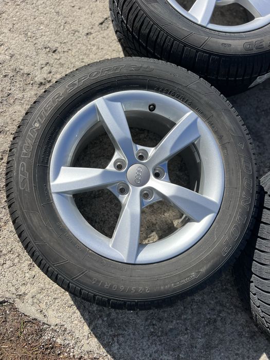 Джанти 16” със ЗИМНИ гуми за Audi  ЧИСТО НОВИ !!цена за всичко