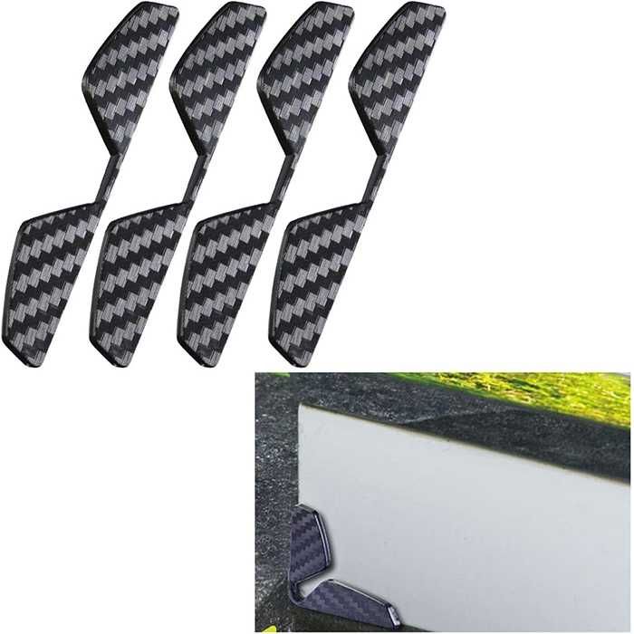 Предпазител за врата на автомобил бус камион - 4бр / к-т - Карбон