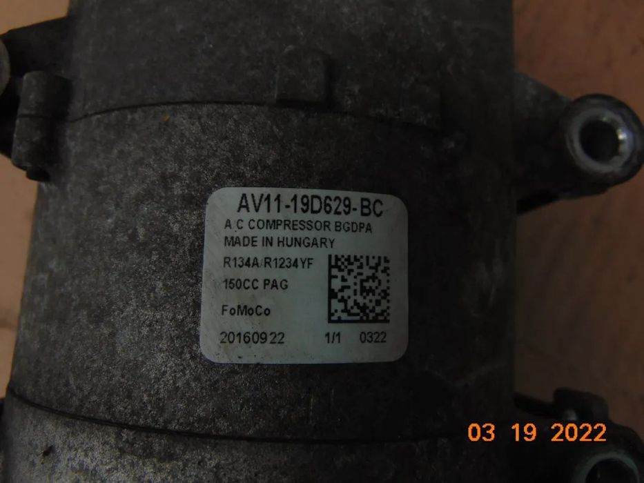 Compresor clima Ford Focus 3 motor 1.6tdci C max 1.5tdci fiesta Mondeo mk5 Kuga B max transit conne
