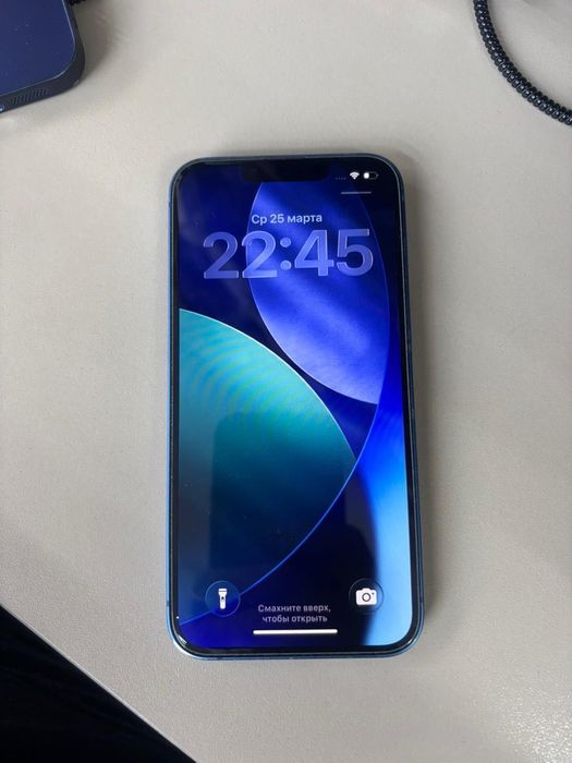 iPhone 13 blue apple