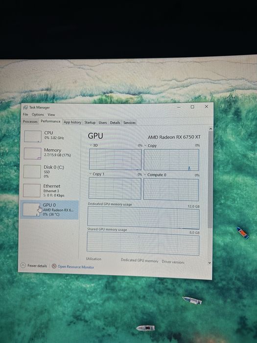 Pc Ryzen 7 5700x rx 6750xt 16gb ram