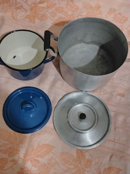 Кастрюля эмалиров 1л, алюмин 4л,ножи   др посуда от 3т.сум СССР
