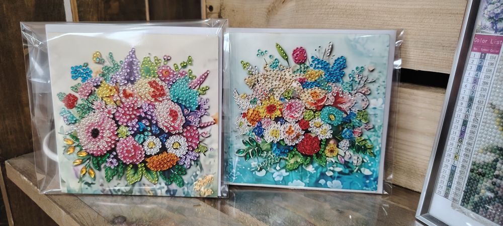 Ръчно изработено диамантени картички!