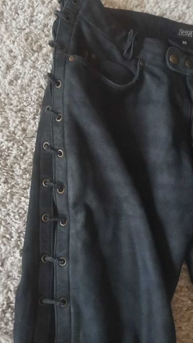 pantaloni piele moto motor spirit M 42