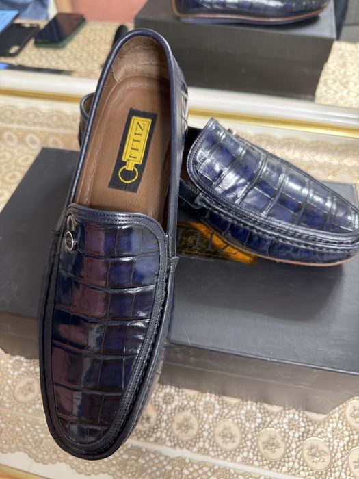 ZILLI — Premium tufli | Ko’k rang | 41-razmer