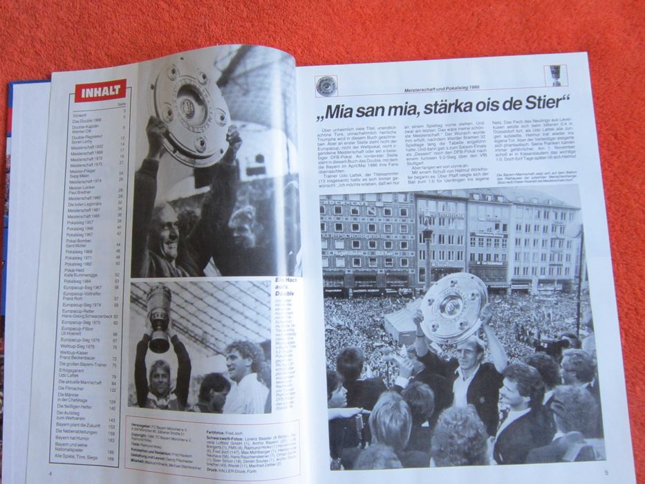 rar fotbal FC Bayern Munchen Titluri,Obiective& Victorii Germania 1986