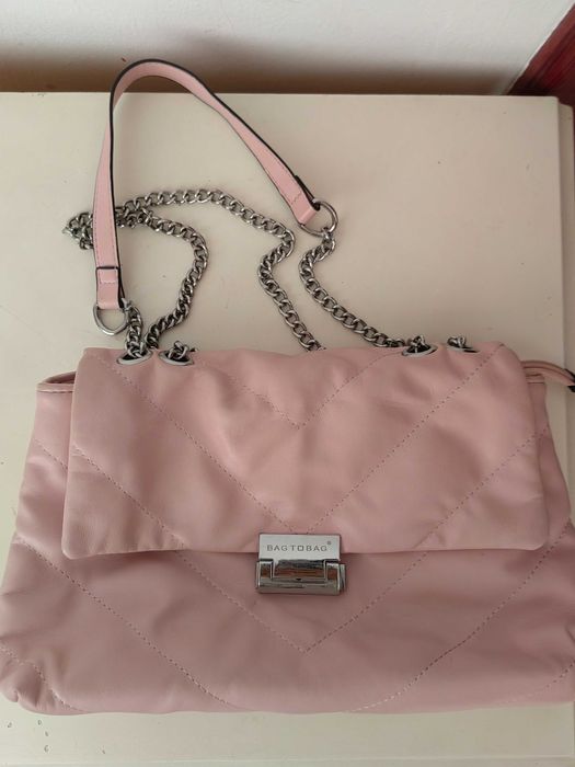 Дамска чанта в розов цвят