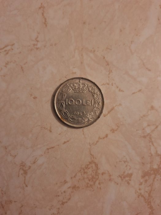 Monede 1943 regele Mihai (100lei]