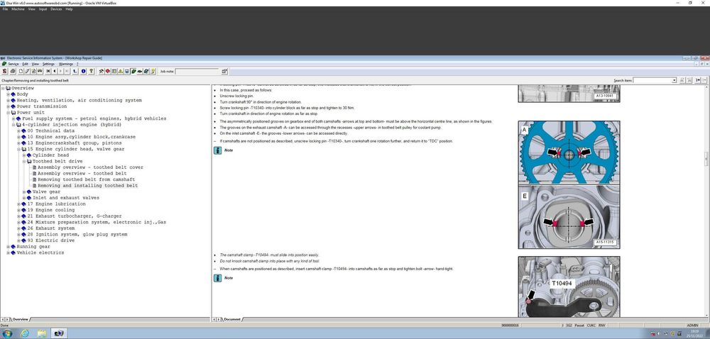 Elsawin ръководство за ремонт на VW / Audi / Seat / Skoda на Английски