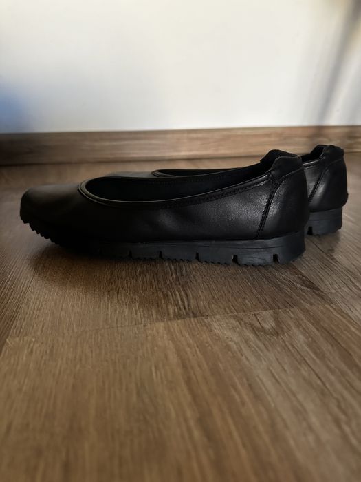 Balerini negri din piele Benvenutti nr 37