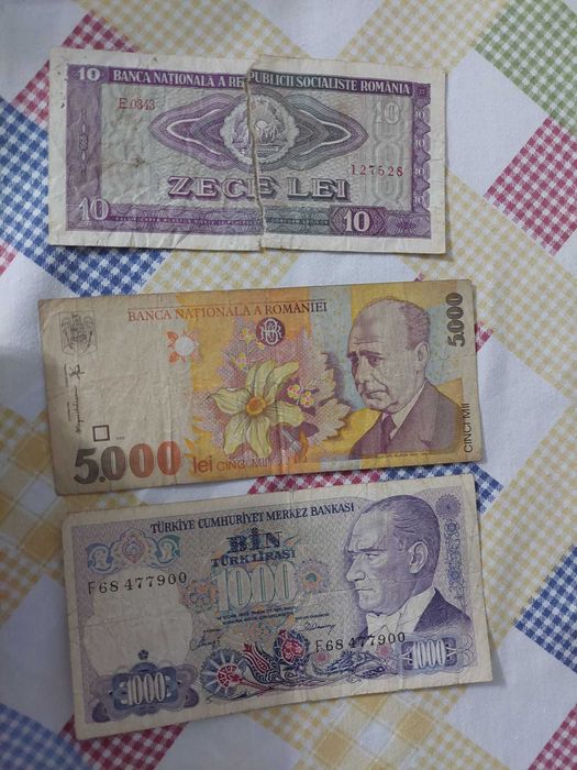 Vand bacnote vechi