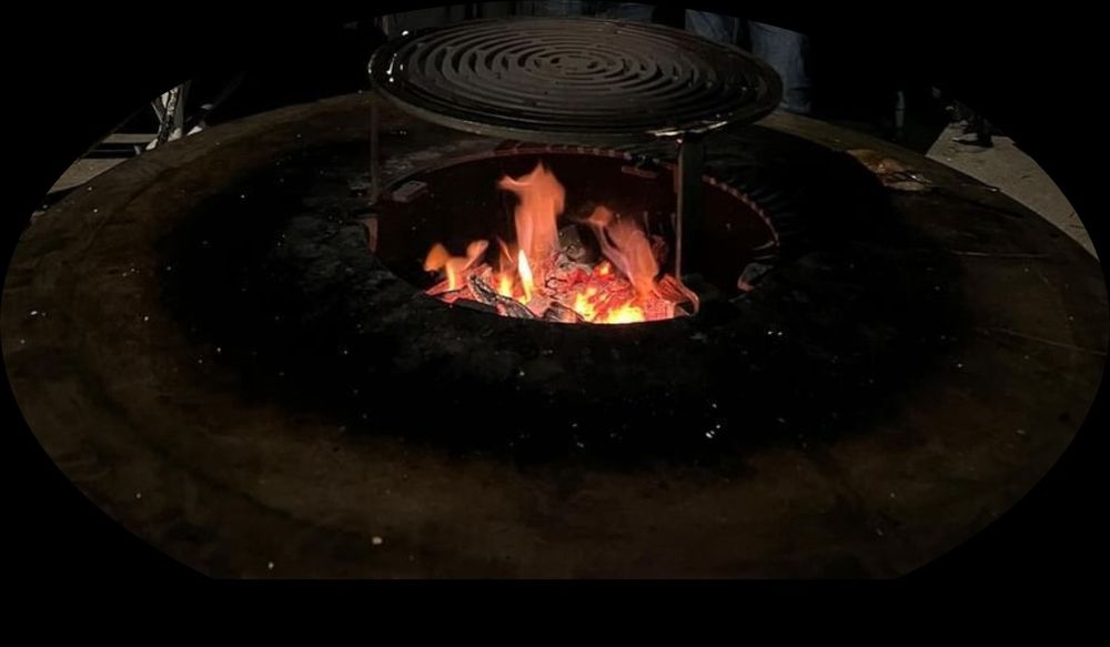 Vând plita rotunda, gratar rotund, grill, oak