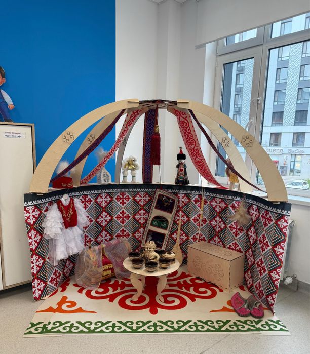 Полуюрта юрта киізүй балабақшаға садик школа мектепке