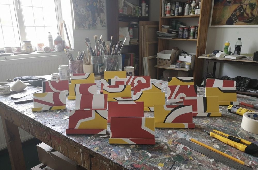 Подставка для телефона ручной работы!