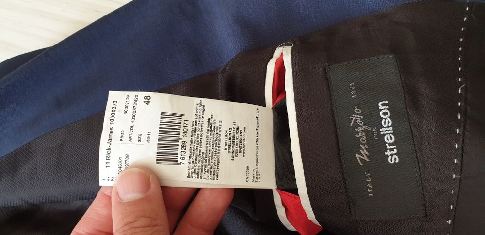 Strellson 11 Rick - James Wool Mens Size 48 - M НОВО! ОРИГИНАЛНО Сако!